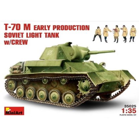 T-70 M EARLY PRODUCTION SOVIET LIGHT TANK + Tripulación