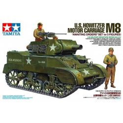U.S. M8 Howitzer Motor Carriage + 3 Figuras