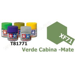XF-71 Pintura Acrilica Verde Cabina, Mate