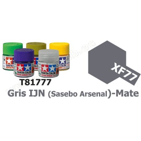 XF-77 Pintura Acrilica Gris IJN (Sasebo Arsenal), Mate