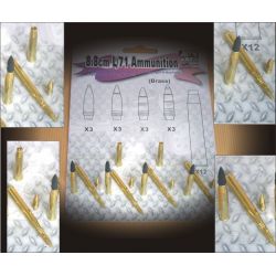 8.8cm L/71 Ammunition (Brass)