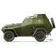 Blindado Soviético BA-64B + Tripulación