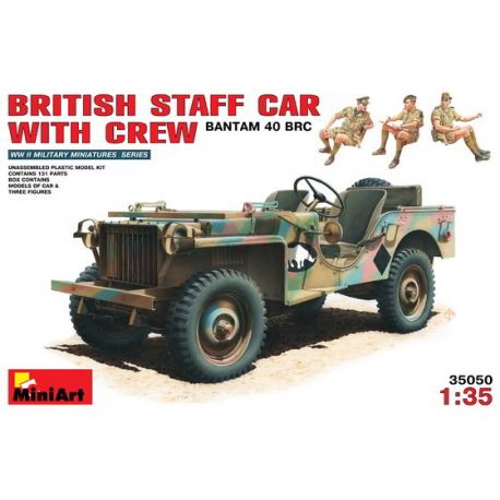 BANTAM 40 BRC British Staff Car With Crew