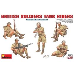 British Soldiers Tank Riders