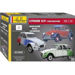 Citroen 2CV - 3 Decoraciones