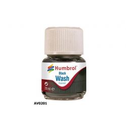 Enamel Washes, (Lavados) Color Negro 28ml