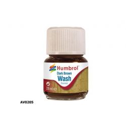 Enamel Washes, (Lavados), Color Marrón Oscuro 28ml