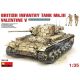 British Infantry Tank Mk.III VALENTINE V + 2 Figuras