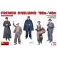 French Civilians `30s-`40s