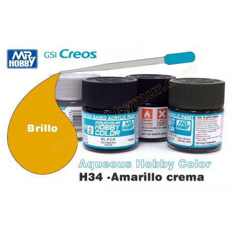 H34-Amarillo Crema Brillo