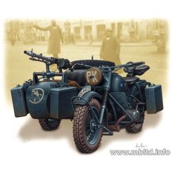 Moto con Sidecar Alemana WWII - BMW R75
