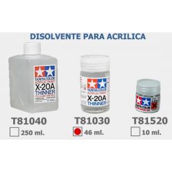 Disolvente Pintura Acrílica 46ml.