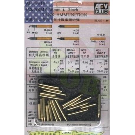 U.S. Army 76mm/3in Tank Ammunition