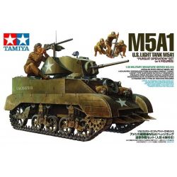 U.S. Light Tank M5A1 + 4 Figuras