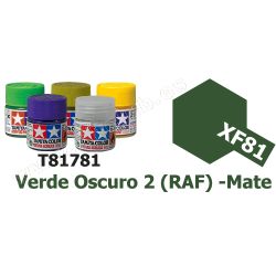 XF-81 Pintura Acrilica Verde Oscuro 2 (RAF), Mate