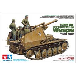 Obús autopropulsado Alemán Wespe con tripulación