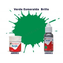 Verde Esmeralda Brillo - Humbrol 0002