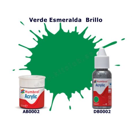 Verde Esmeralda Brillo - Humbrol 0002