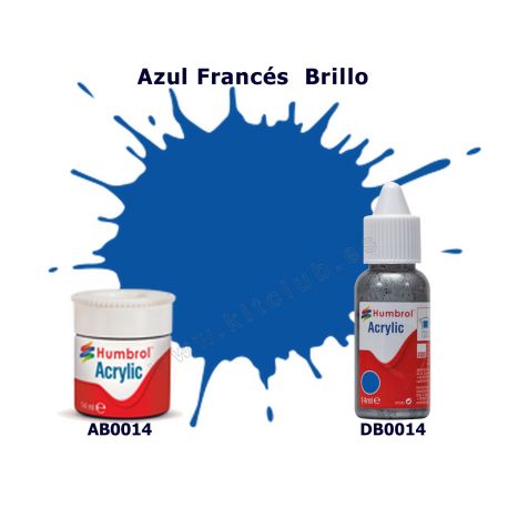 Azul Francés Brillo - Humbrol 0014