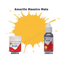 Amarillo maestro Mate - Humbrol 0024
