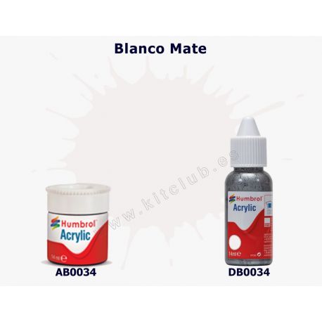 Blanco Mate - Humbrol 0034