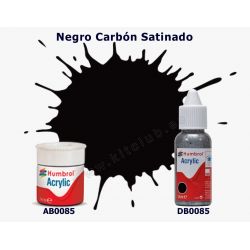 Negro Carbón Satinado - Humbrol 0085