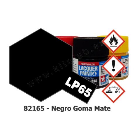 LP-65 Negro Goma - Mate
