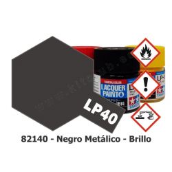 LP-40 Negro Metálico - Brillo