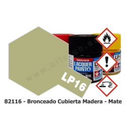 LP-16 Bronceado Cubierta Madera - Mate