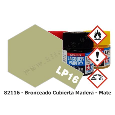 LP-16 Bronceado Cubierta Madera - Mate