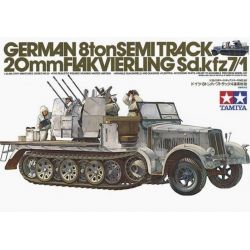 German 8ton Semitrack 20mm Flakvierling Sd.Kfz. 7/1