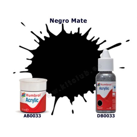Negro Mate - Humbrol 0033
