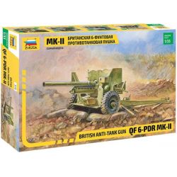 British Anti-Tank Gun QF 6-pdr Mk-II