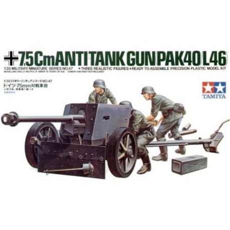German 75mm Anti-Tank Gun Pak40