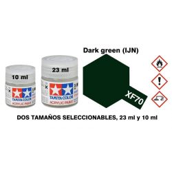 XF-70 Pintura Acrilica Verde Oscuro 2, Mate
