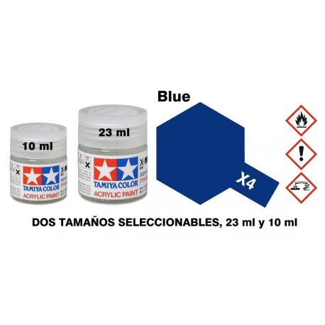 X-4 Azul Brillo