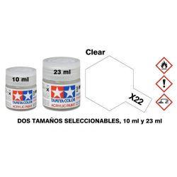 X-22 Pintura Acrilica Transparente Brillante