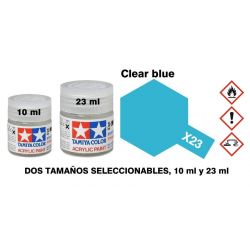 X-23 Pintura Acrilica Azul Translucido