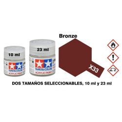 X-33 Pintura Acrílica Bronce