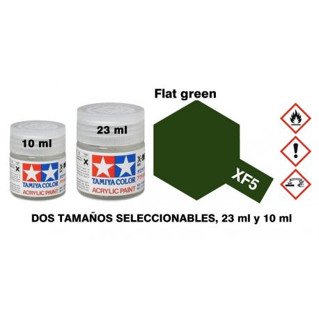 XF-5 Pintura Acrilica Verde Mate