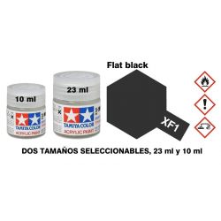 XF-1 Pintura Acrilica Negro Mate