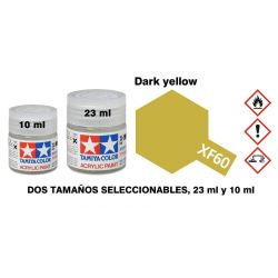 XF-60 Pintura Acrilica Amarillo Oscuro, Mate