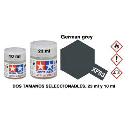 XF-63 Pintura Acrilica Gris Aleman, Mate