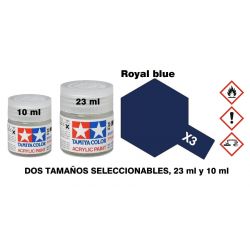 X-3 Azul Royal Brillo