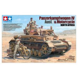 Panzerkampfwagen IV Ausf F & Motorcycle North Africa