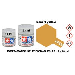 XF-59 Pintura Acrilica amarillo Desierto, Mate