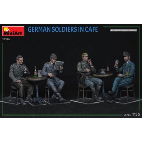 German Soldier in Cafe