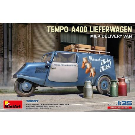 Milk Delivery Van Tempo A400