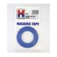 Cinta de enmascarar 3 mm para curvas