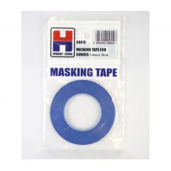 Cinta de enmascarar 3 mm para curvas